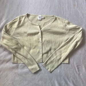 Women's butter green Cardigan Sweater princess Polly size 8